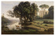 "Italian Landscape (Soleil Levant)" Paper Art, 38"x24"