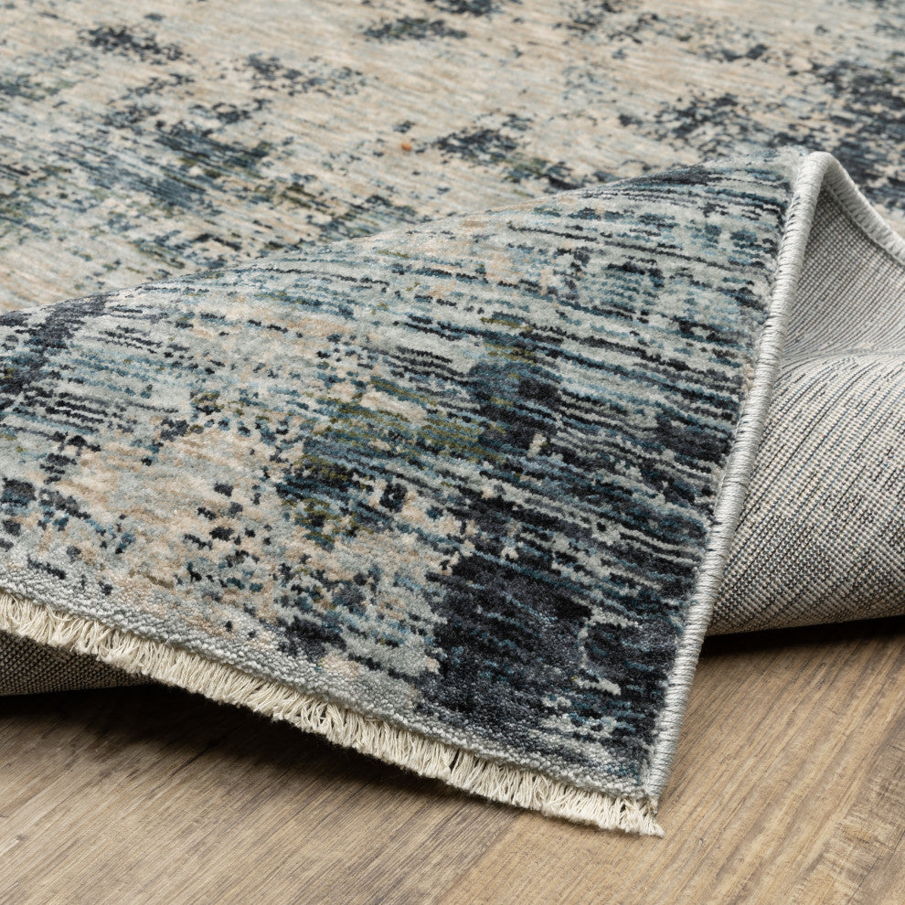 Harlan Modern Ethereal Polyester Area Rug 7'10" x 10'10"