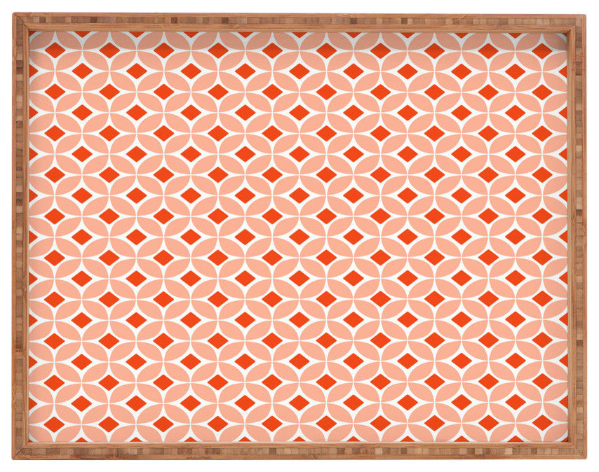 Caroline Okun Persimmon Rectangular Tray