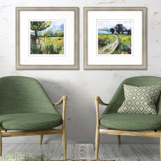 Wildflower Meadow, Set of 2, Green