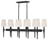 Hinkley Lighting 4469 10 Light 48"W Linear Chandelier - Black