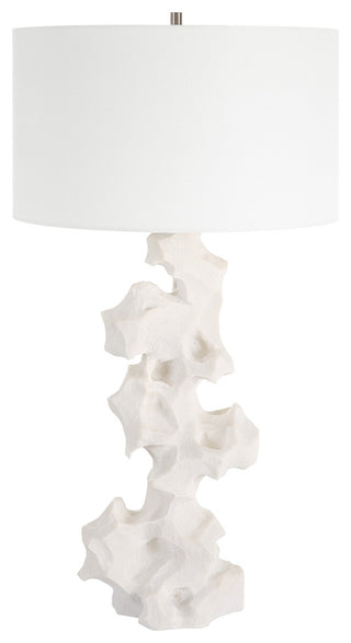 Uttermost Remnant White Marble Table Lamp