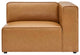 Sectional Sofa Set, Faux Vegan Leather, Tan, Modern, Living Lounge Hospitality