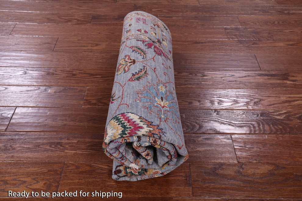 5' 0" X 6' 7" Hand Knotted Persian Tabriz Wool Rug Q11326