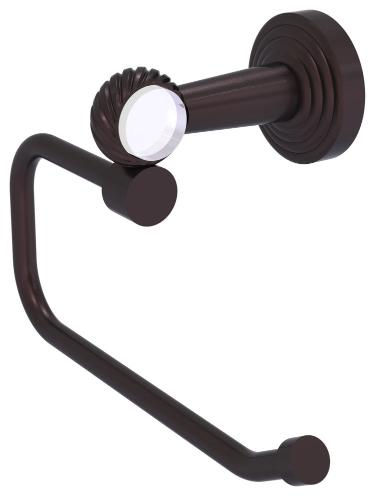 Pacific Beach Euro Style Twisted Accent Toilet Tissue Holder, Antique Bronze