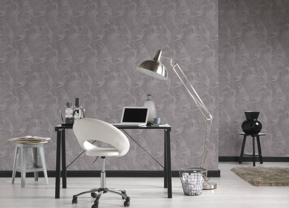 Botanical Jungle Textured Wallpaper Featuring Tropical Leaves, 373961