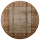 Ahgly Company Indoor Round Mid-Century Modern Area Rugs, 7' Round