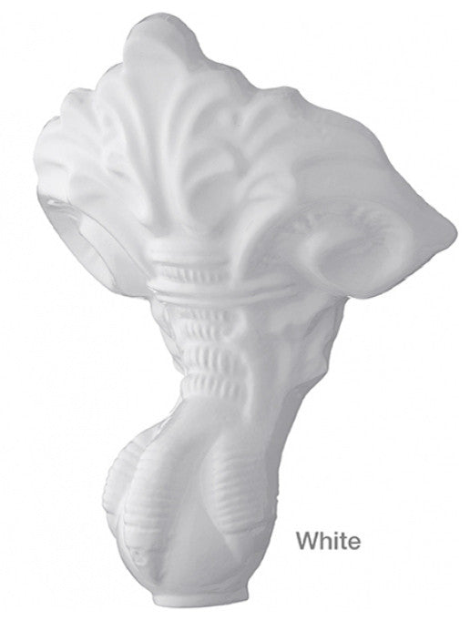Cheviot Products Regal Cast Iron Bathtub, White Interior, White Exterior