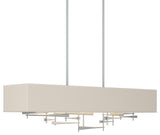 Cavaletti Pendant - Vintage Platinum Finish - Flax Shade