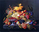 Severin Roesen Natures Bounty, Gallery Wrapped Canvas Print, 20"x25"