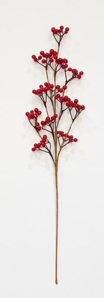 25" Weatherproof Red Berry Spray, Set of 3
