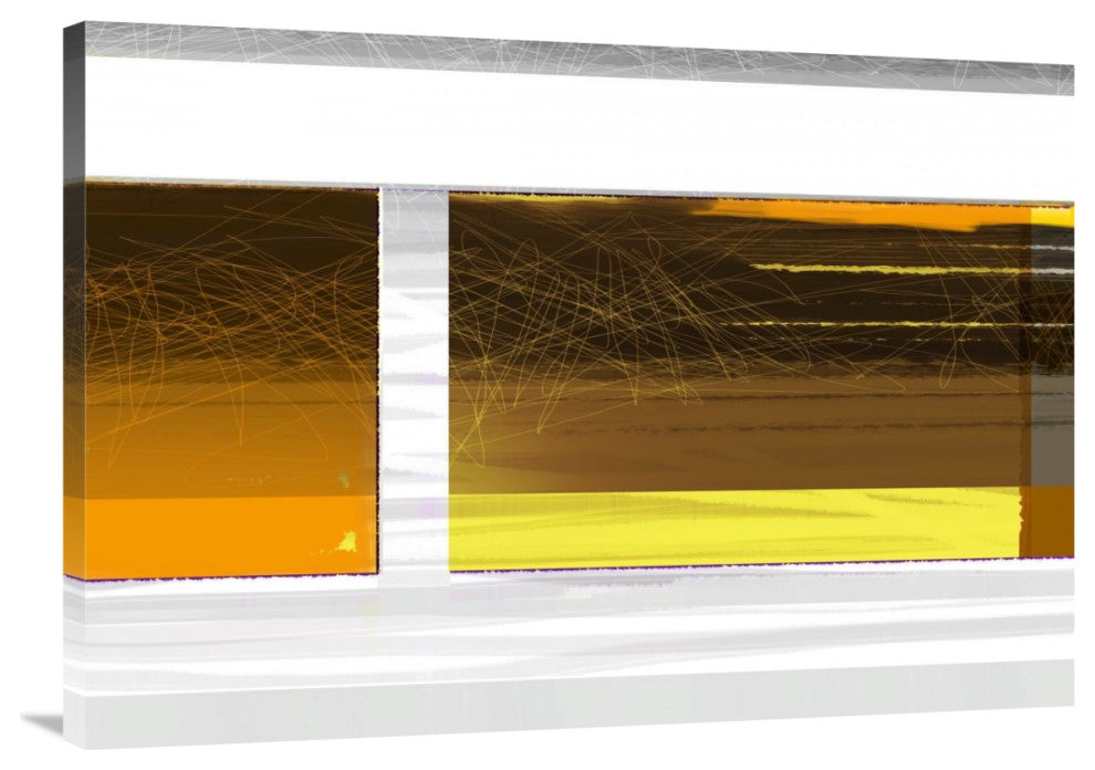 "Abstract Brown Yellow" Fine Art Print