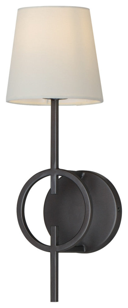 Maxim 27721OF Paoli 18" Tall Wall Sconce - Charcoal Bronze