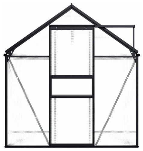 vidaXL Greenhouse Patio Grow House Outdoor Green House Anthracite Aluminum