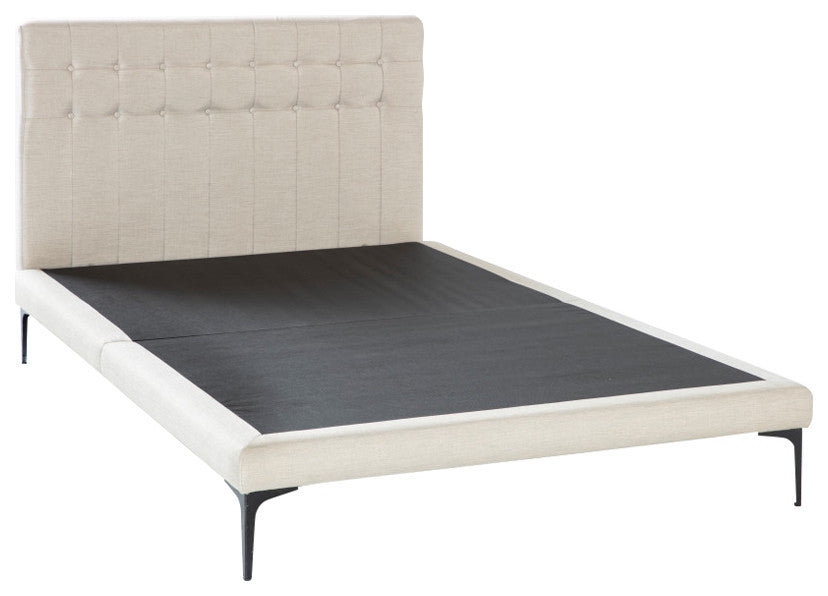 Stratton King Foundation & Headboard, Bell Basic Cream