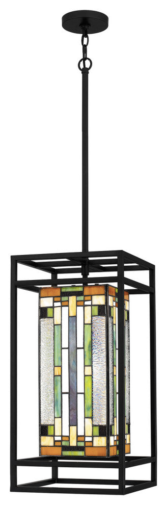 Quoizel TF5333MBK 1-Light Mini Pendant, Mateo