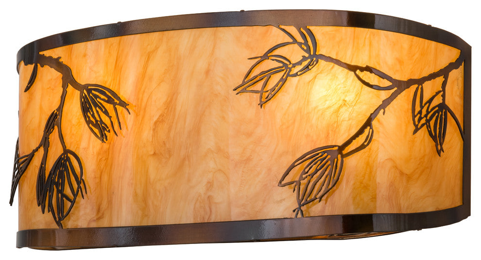 20 Wide Stoneycreek Mountain Pine Wall Sconce