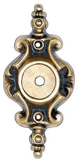 Pembridge Back Plates, 24K Satin Gold