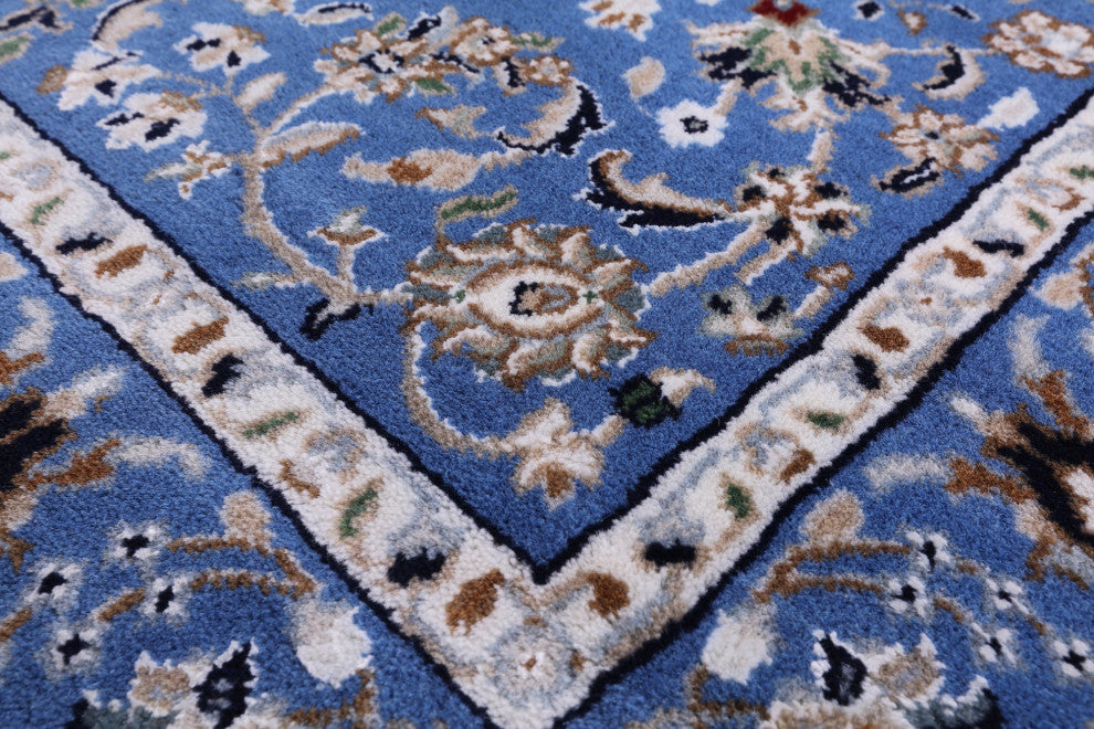 3' 0" X 5' 3" Persian Nain Wool & Silk Hand Knotted Rug - Q13152