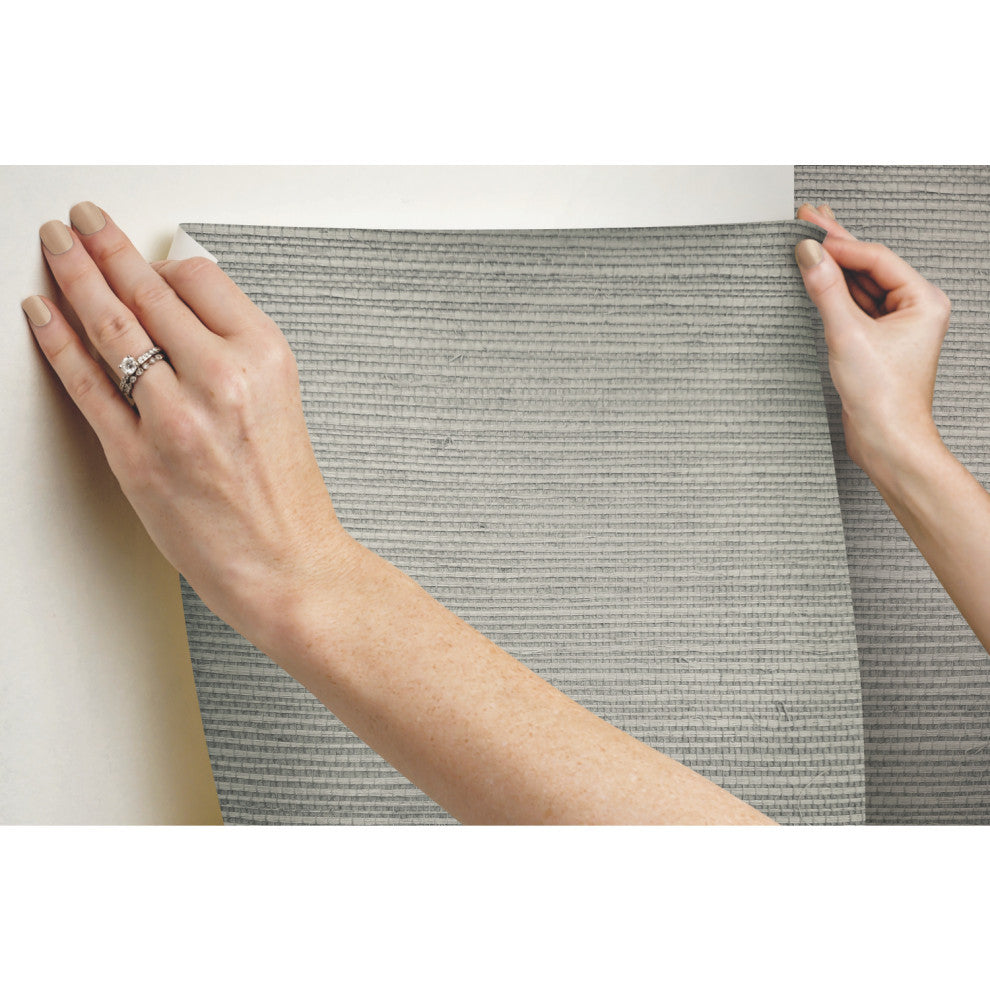 Dark Gray and Tan Imperial Wallpaper