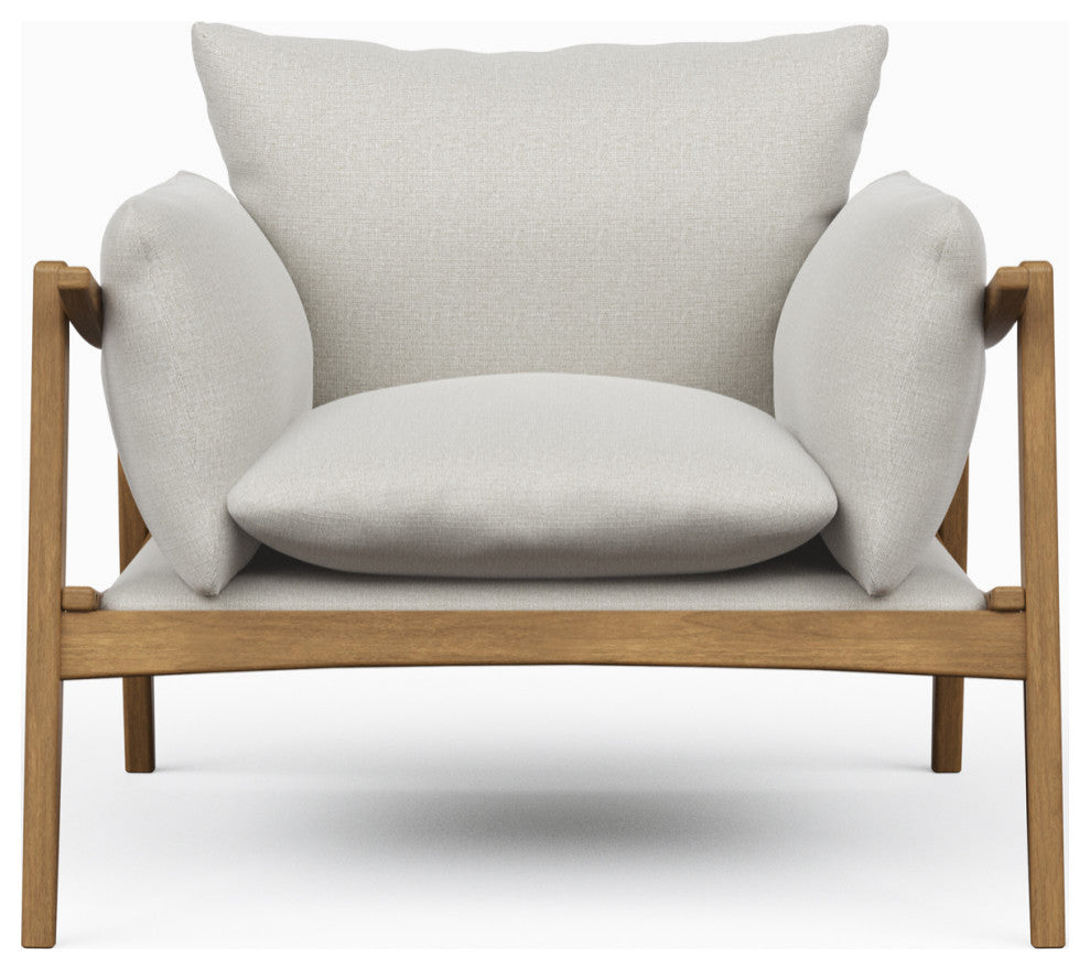 Hara, Accent Chair, Harvest Natural Upholstery, Nozes Frame
