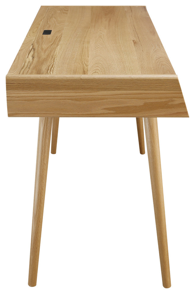 American Trails Freedom Desk , USB Ports, Made of Solid American Oak