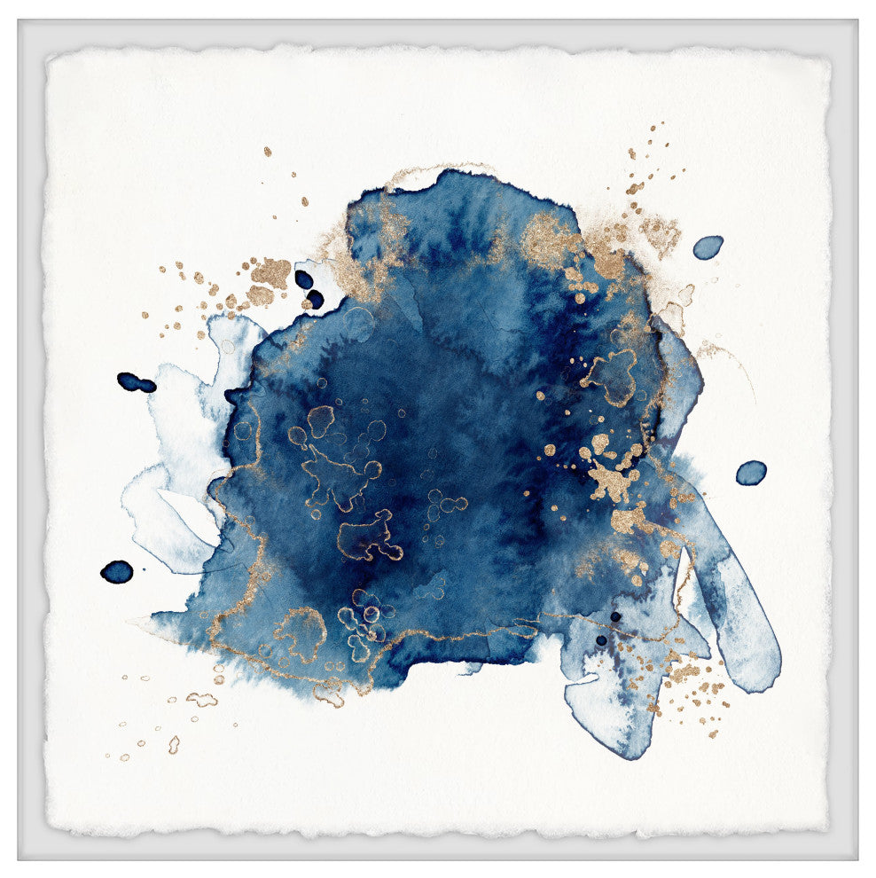"Grounded Coast" Framed Painting Print, 24x24