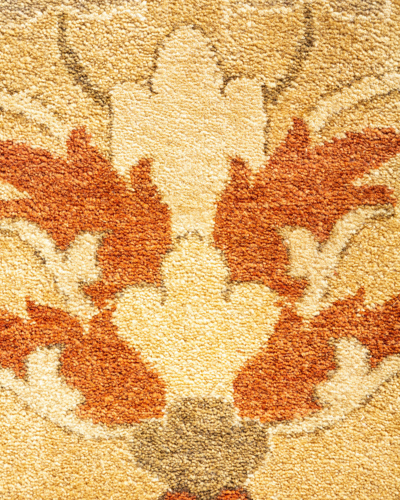 Mogul, One-of-a-Kind Hand-Knotted Area Rug Yellow, 12'1"x17'8"