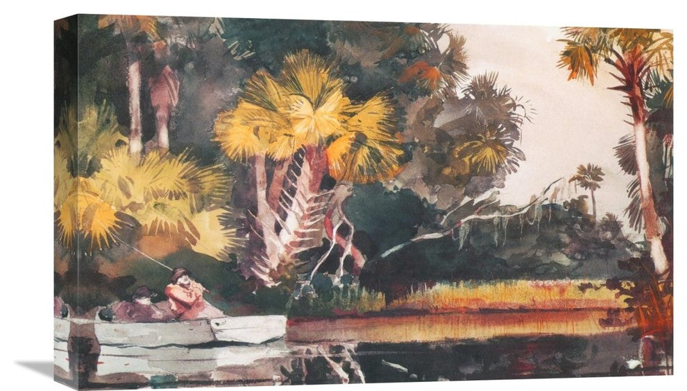 "Homosassa Jungle" Stretched Canvas Giclee by Winslow Homer, 22"x14"