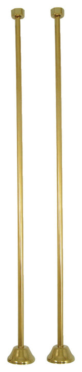 Kingston Brass Straight Bath Supply, Polished Brass