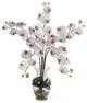 Phalaenopsis Liquid Illusion Silk Flower Arrangement, White