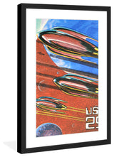 "Rockets in Space" Framed Art Print