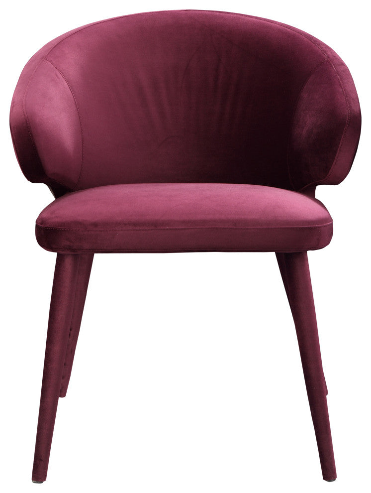Art Deco Stewart Dining Chair Purple - Purple