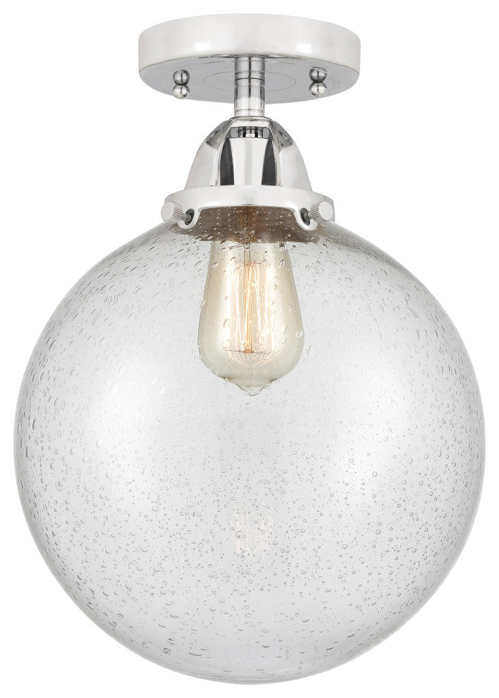 Beacon Semi-Flush Mount, Polished Chrome, Seedy, Seedy