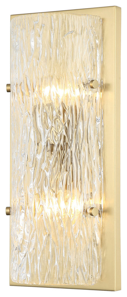 Varaluz 376W02 Morgan 2 Light 17" Tall Wall Sconce - Black