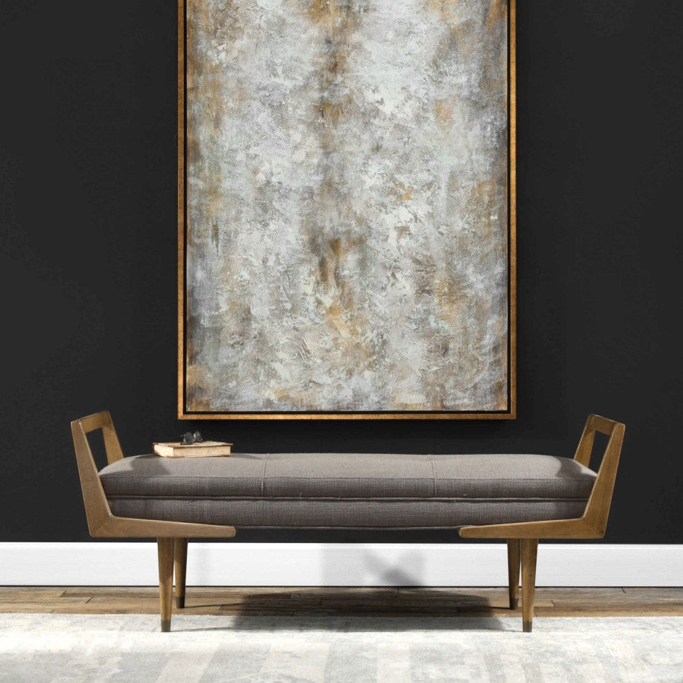 Uttermost Waylon Mid-Century Modern Bench 23388
