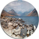 Rocky Wast Water In Lake District, Landscape Round Wall Art, 23"