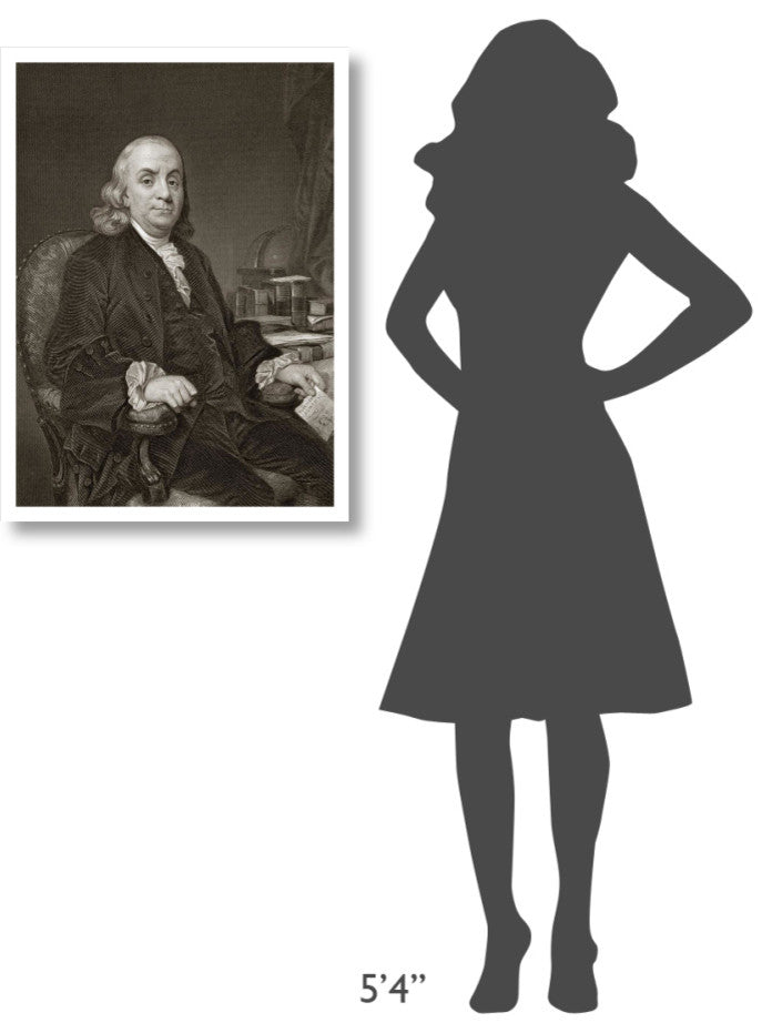 "Benjamin Franklin" Digital Paper Print by Unknown, 23"x32"