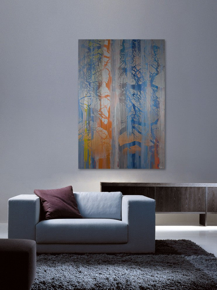 "Mira" Print on Brushed Aluminum, 40"x60"