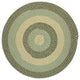 Colonial Mills Carousel OU59 Neon Navy Indoor/Outdoor Area Rug, Round 10'x10'