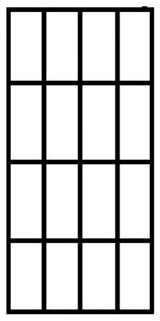 vidaXL Walk-in Shower Enclosure Bathroom Wall Panel Shower Screen Tempered Glass