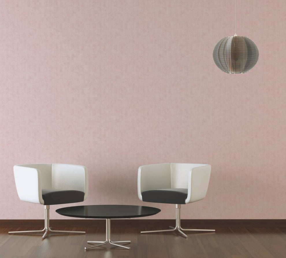 Plain Textured Wallpaper, Random Grainy Spots, 374163, Pink Rose, 1 Roll
