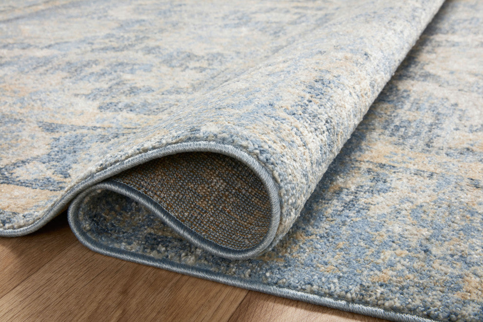 Loloi II Odette Sky / Beige 18" x 18" Sample Rug