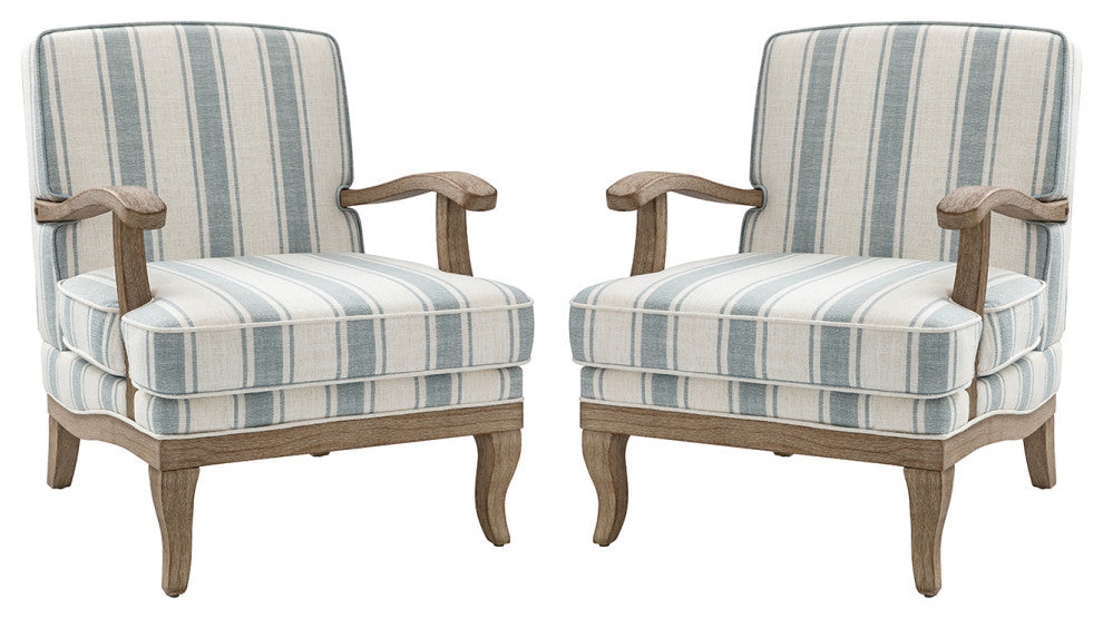 Peppone Armchair Set of 2, Blue