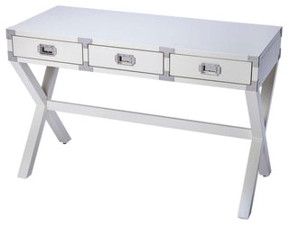 Contemporary White Desk By Butler Specialty