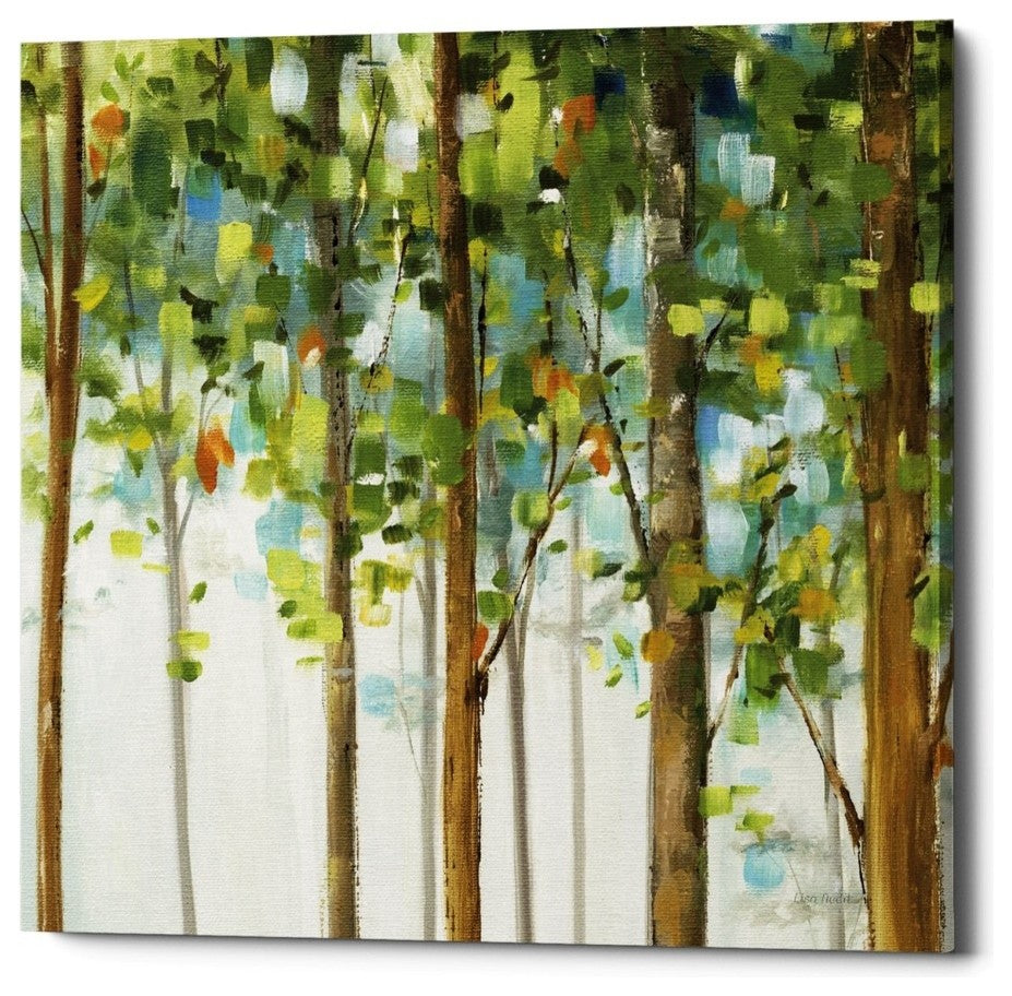 Epic Graffiti "Forest Study III" by Lisa Audit, Giclee Canvas Wall Art, 18"x18"