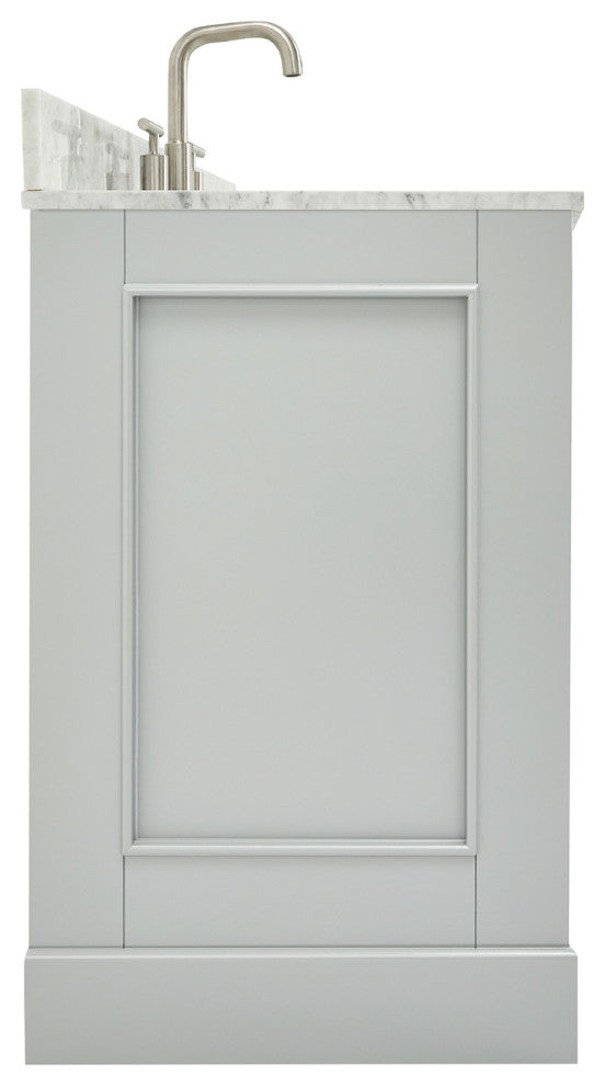 Ariel Stafford 37" Single Right Offset Rectangle Sink Bathroom Vanity