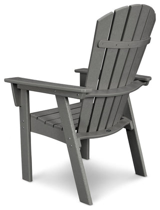 POLYWOOD Nautical Adirondack Dining Chair, Aruba