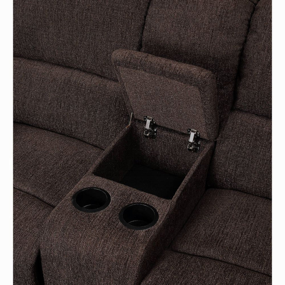 Madden Sofa, Motion, Brown Chenille