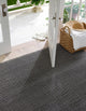 Dash & Albert Herringbone Black/Ivory Indoor/Outdoor Rug, Black, 2' x 3'
